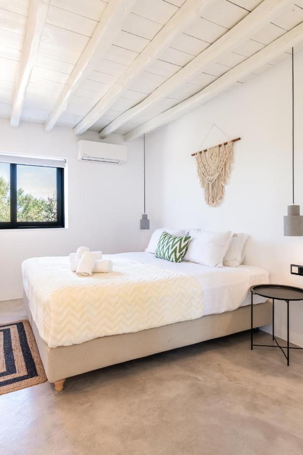 Yalos Mykonos 4 Bedroom Luxury House 5 Minute From Ornos Beach W Sea & Sunset View Mykonos Town Eksteriør billede