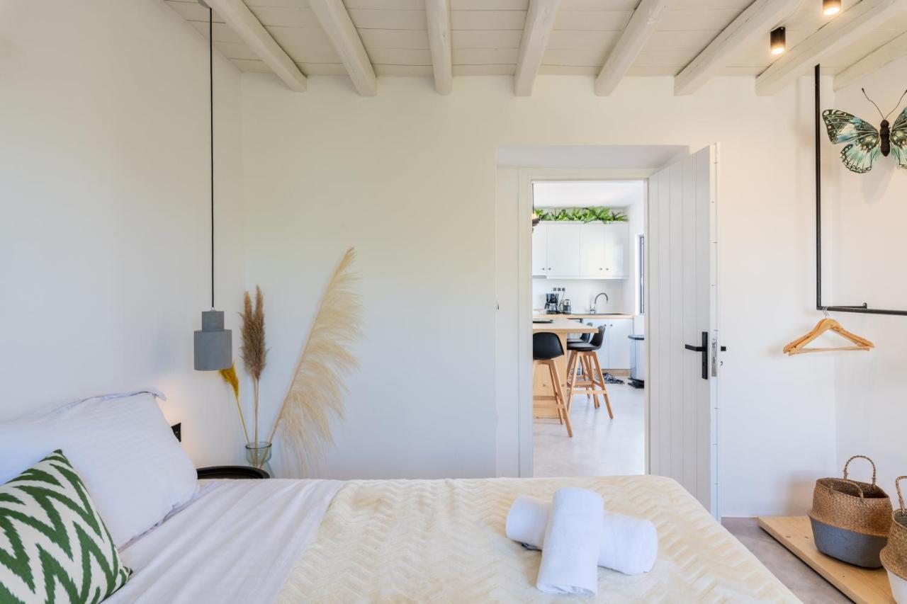 Yalos Mykonos 4 Bedroom Luxury House 5 Minute From Ornos Beach W Sea & Sunset View Mykonos Town Eksteriør billede